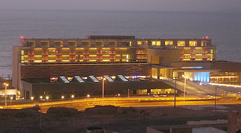 Construcción zona de fumadores Casino Enjoy, Antofagasta